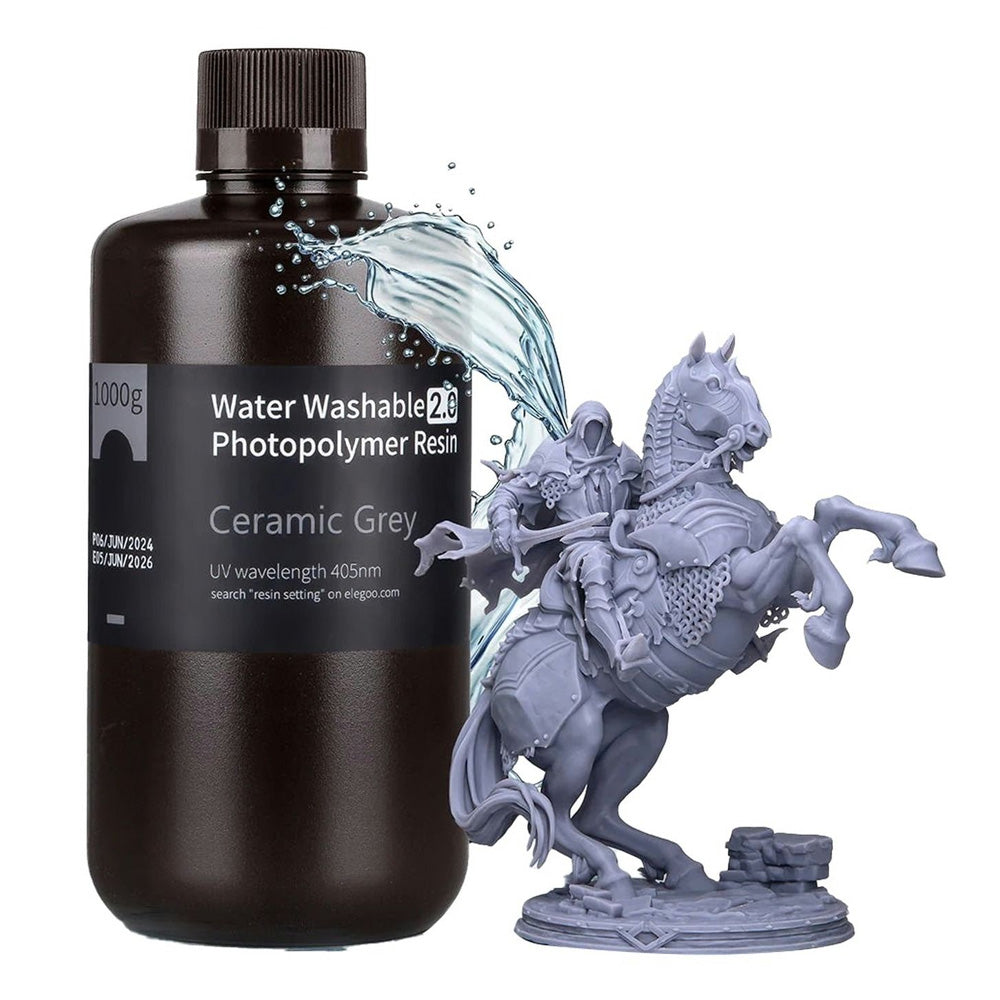 Water Washable Resin 2.0 1000G Ceramic Grey