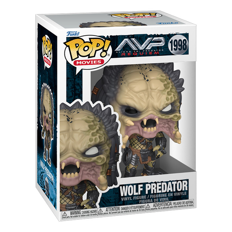 Funko POP! Movies: Predator S3 - Wolf Predator w/Chase