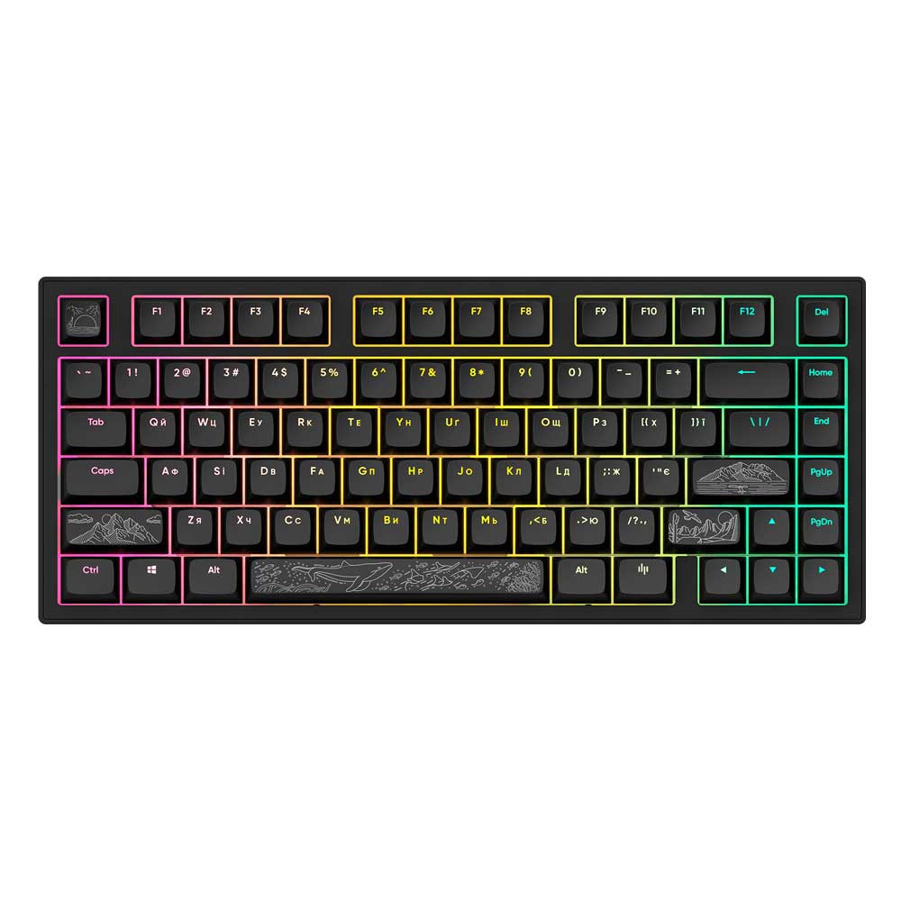 Dark Project ALU Terra Nostra Black - Wired Gaming Keyboard (ANSI/UA)