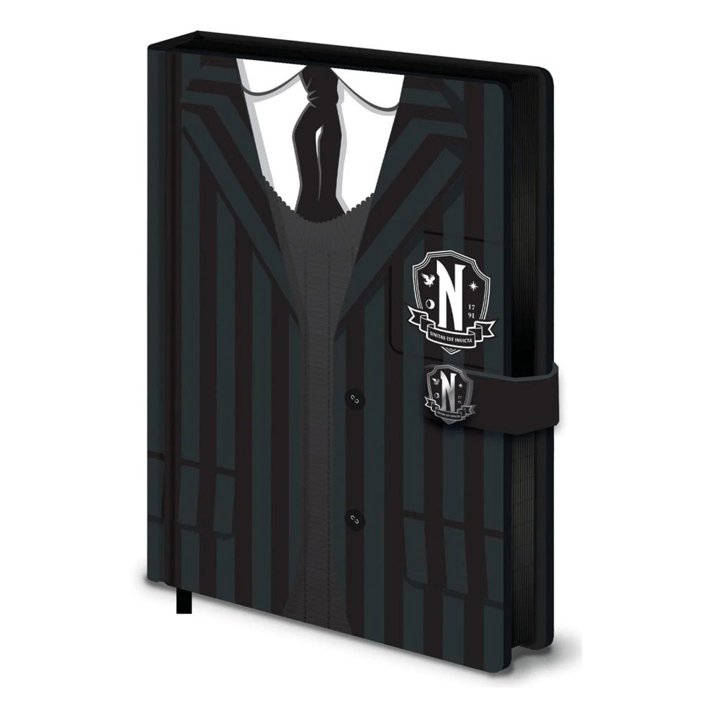 Wednesday (Uniform) A5 Premium Notebook (Clasp)