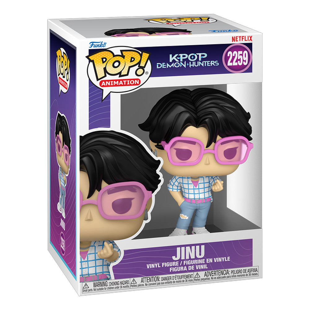 Funko POP! Animation: KPOP Demon Hunters - Jinu w/Chase