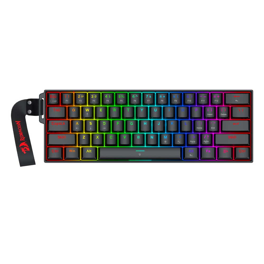 Fizz K617+ RGB Black, Wired Keyboard, Magnetic Plus
