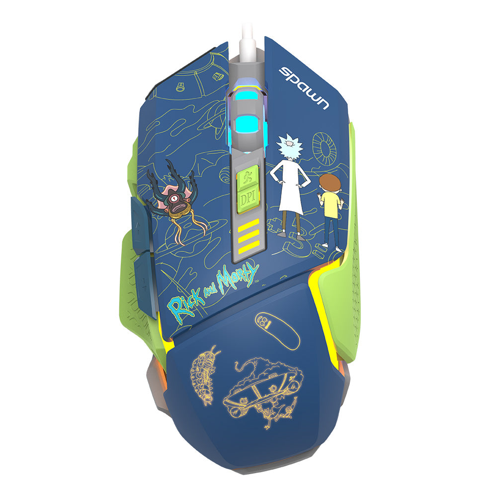 WB Rick and Morty Gaming Mouse 01