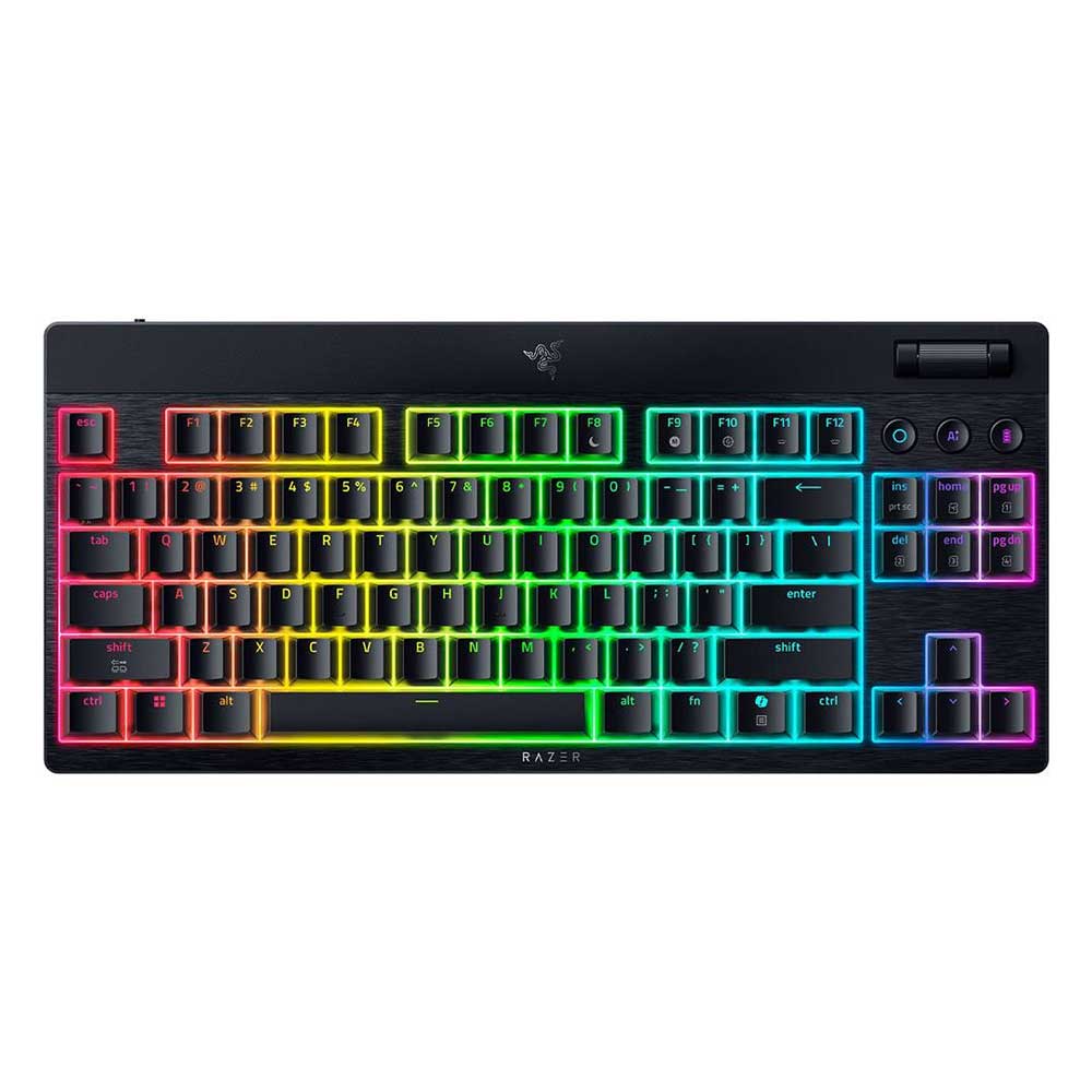 BlackWidow V4 Low-profile Tenkeyless HyperSpeed - Wireless Mechanical Gaming Keyboard (Green Switch)