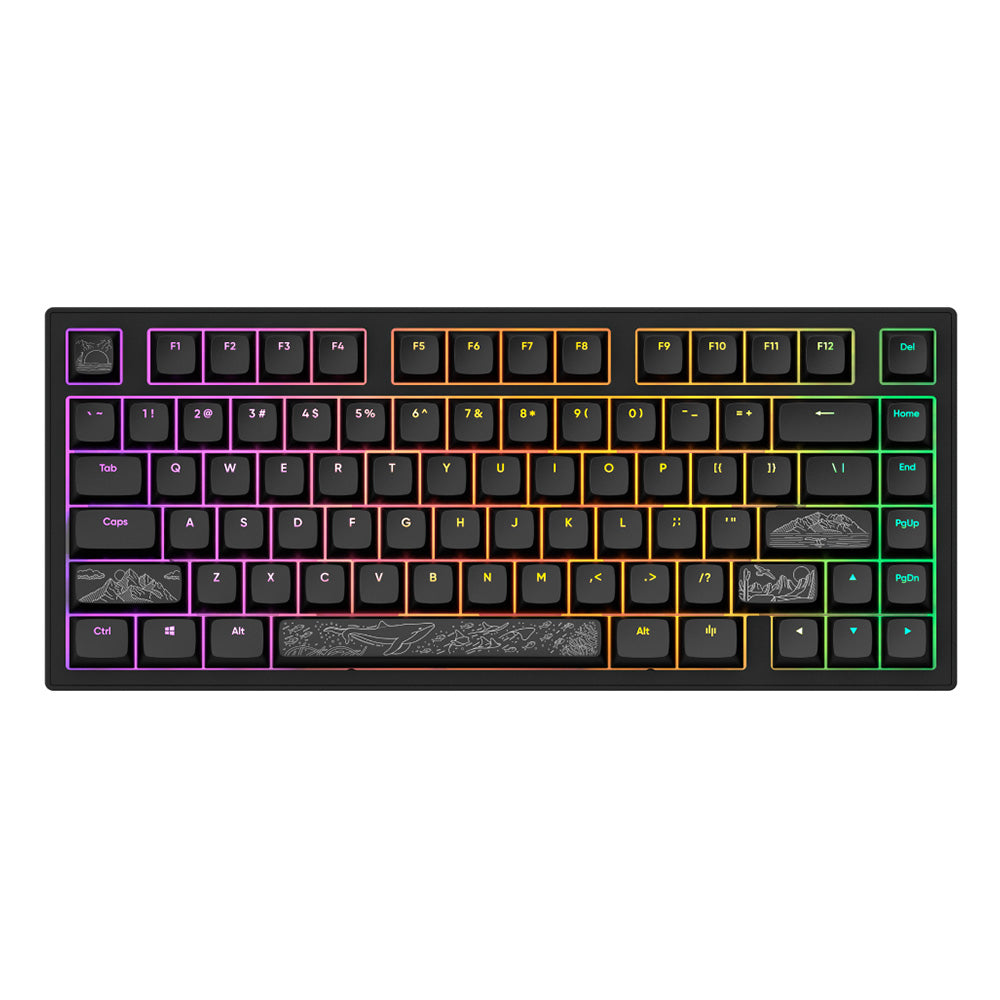 Dark Project ALU Terra Nostra Black - Wired Gaming Keyboard (ANSI)