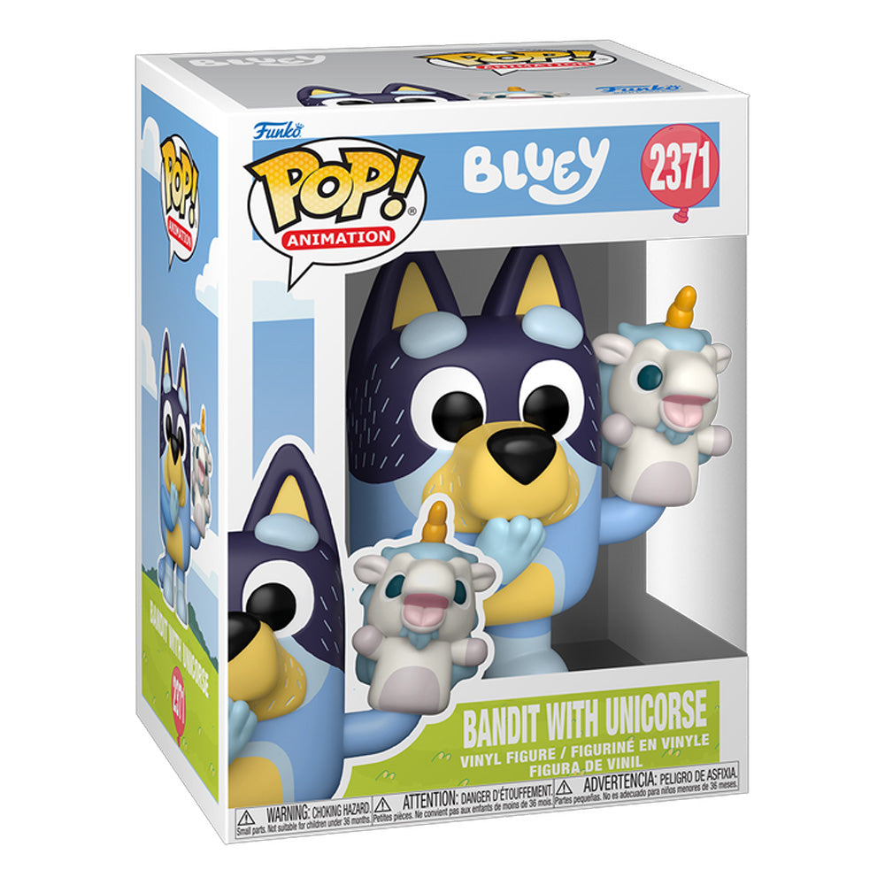 Funko POP! Animation: Bluey - Bandit w/Unicourse