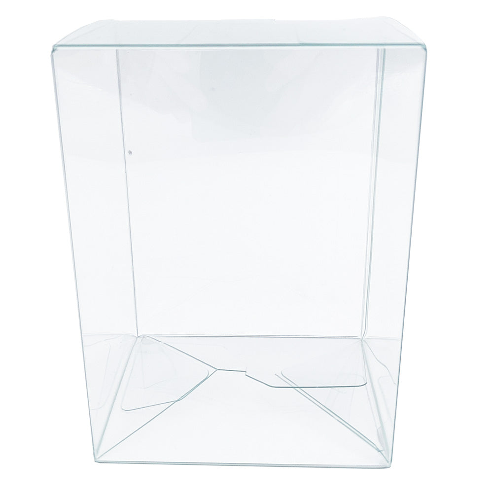 Clear 4'' Pop Protector With Film On It With Soft Crease Line And Automatic Bot Lock