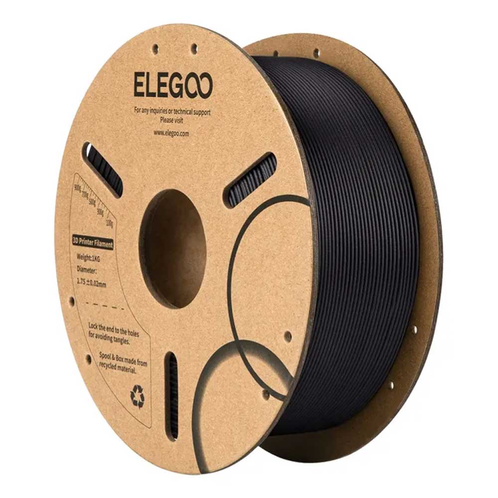 PLA-CF 1.75mm Carbon Fiber Black 1kg-Paper Plate