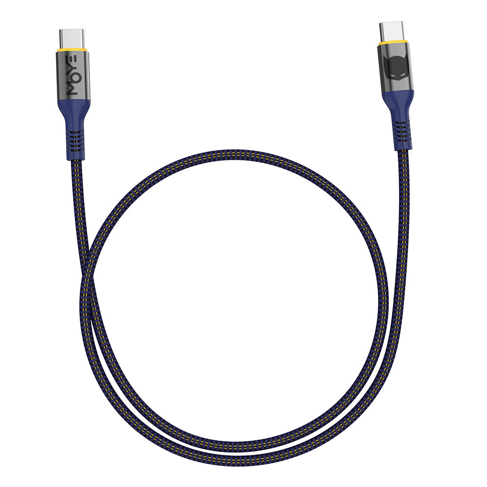 WB Moye Batman USB-C to USB-C Charging Cable 01 1M