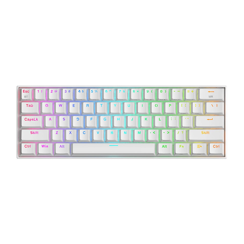 Draconic K530 PRO Mechanical Gaming Keyboard - BT, RGB, Red switch, White