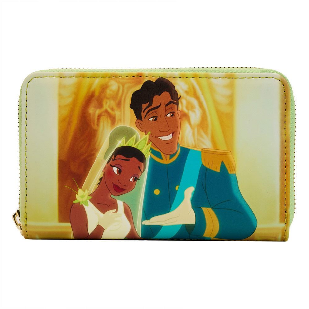 Disney Princess And The Frog Scene Zip Around Wallet