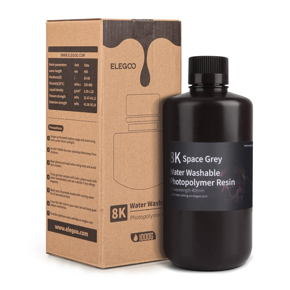 Water Washable Resin 8K 1kg Space Grey