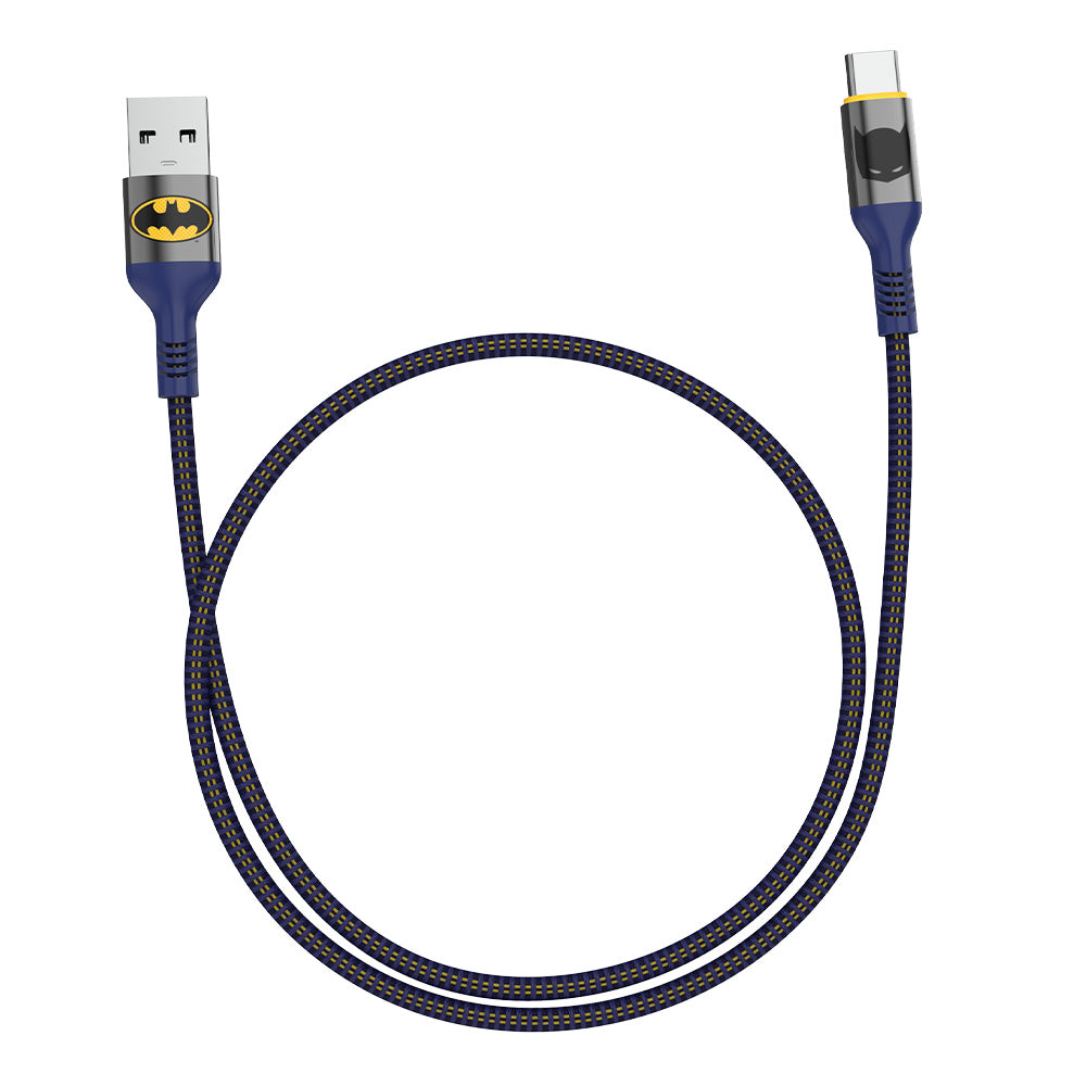 WB Moye Batman USB-A to USB-C Charging Cable 01 1M