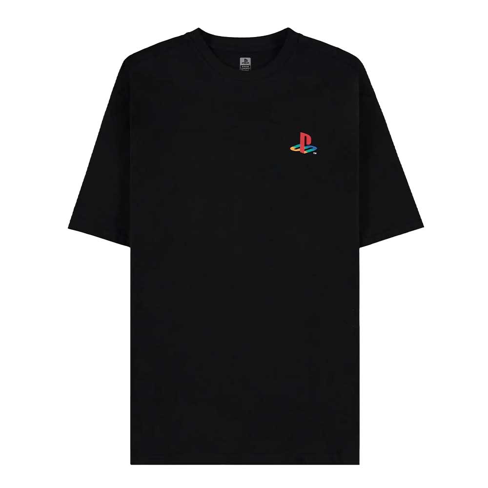 Playstation - Men's Back Console Short Sleeved T-Shirt (XL)