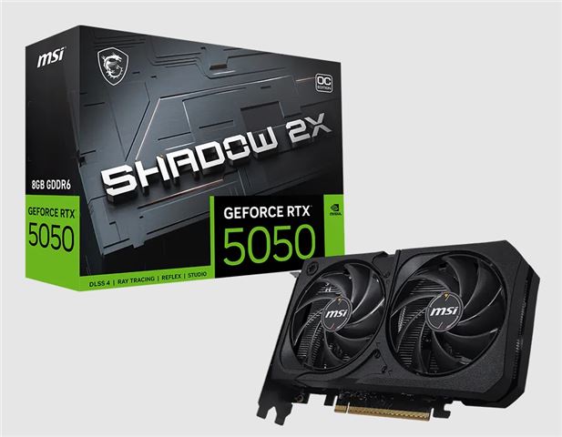 RTX 5050 8G SHADOW 2X OC