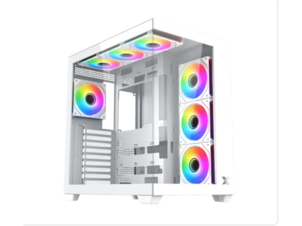 Kucište XIGMATEK Aqua V Air Arctic Gaming/ATX/Micro ATX/Mini ITX/ARGB/bez napajanja/bela