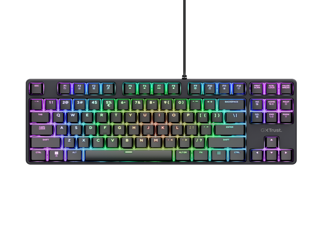 Tastatura TRUST GXT864 CADA TKL Mehanicka/gaming/ US/crna