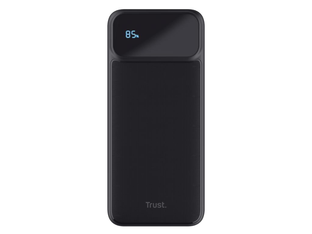 Eksterna baterija TRUST AVALA 10.000 PD Powerrbank/LCD/crna