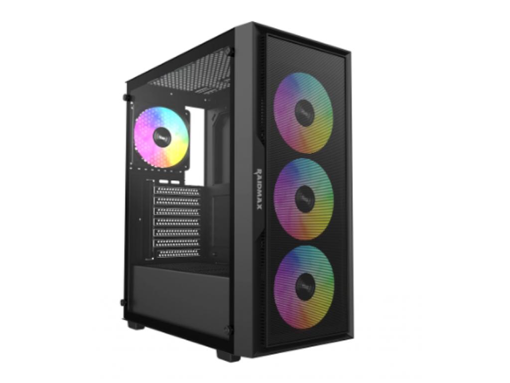 Kucište RAIDMAX Vector 159/ATX/Micro-ATX/Mini-ITX/ARGB/650W/kaljeno staklo/crna