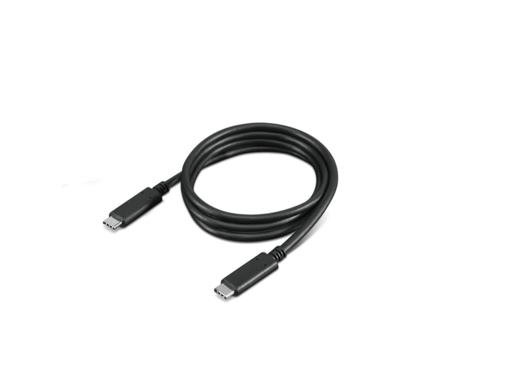 Lenovo USB-C Cable 1m/Date rate 10Gbps/Support max 100W @20V/5A