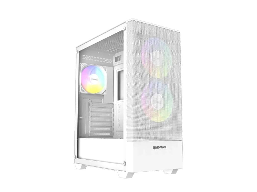 Kucište Raidmax Vector V218/ATX/Micro-ATX/Mini-ITX/ARGB/kaljeno staklo/bela