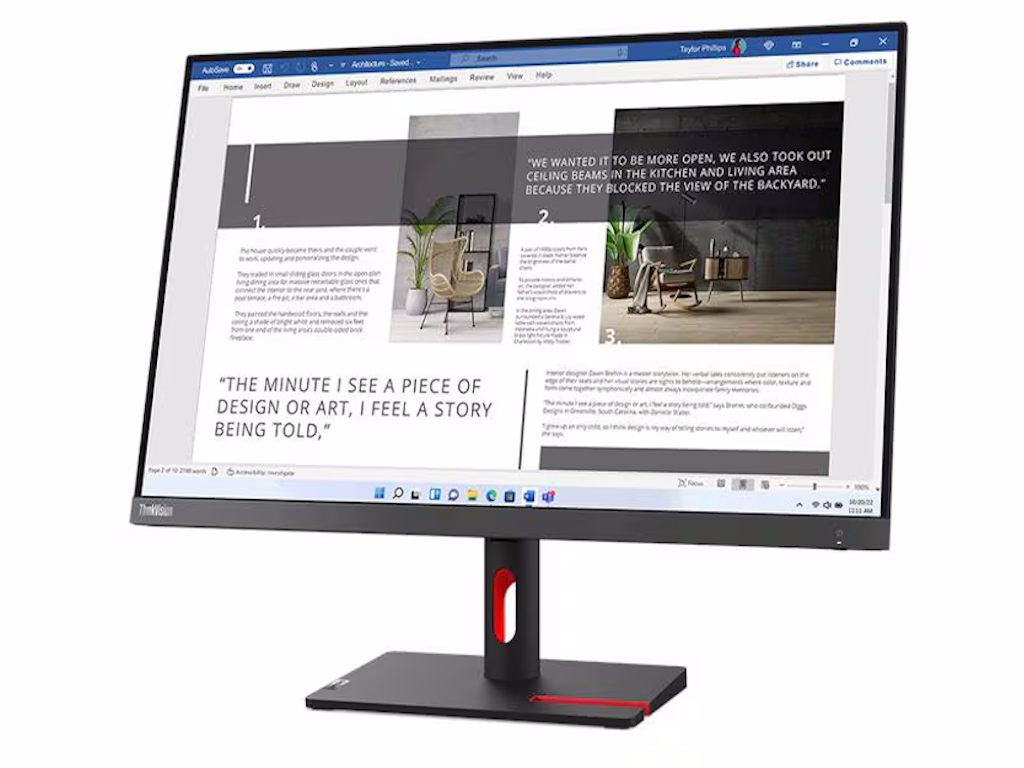 Monitor LENOVO ThinkVision S27i-30 27"/IPS/1920x1080/100Hz/4ms/2x HDMI,1x VGA /crna