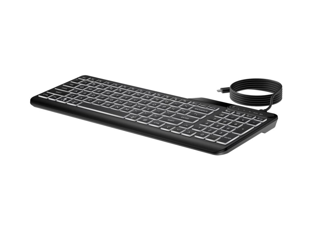 Tastatura HP 400 backlight žicna/US/crna