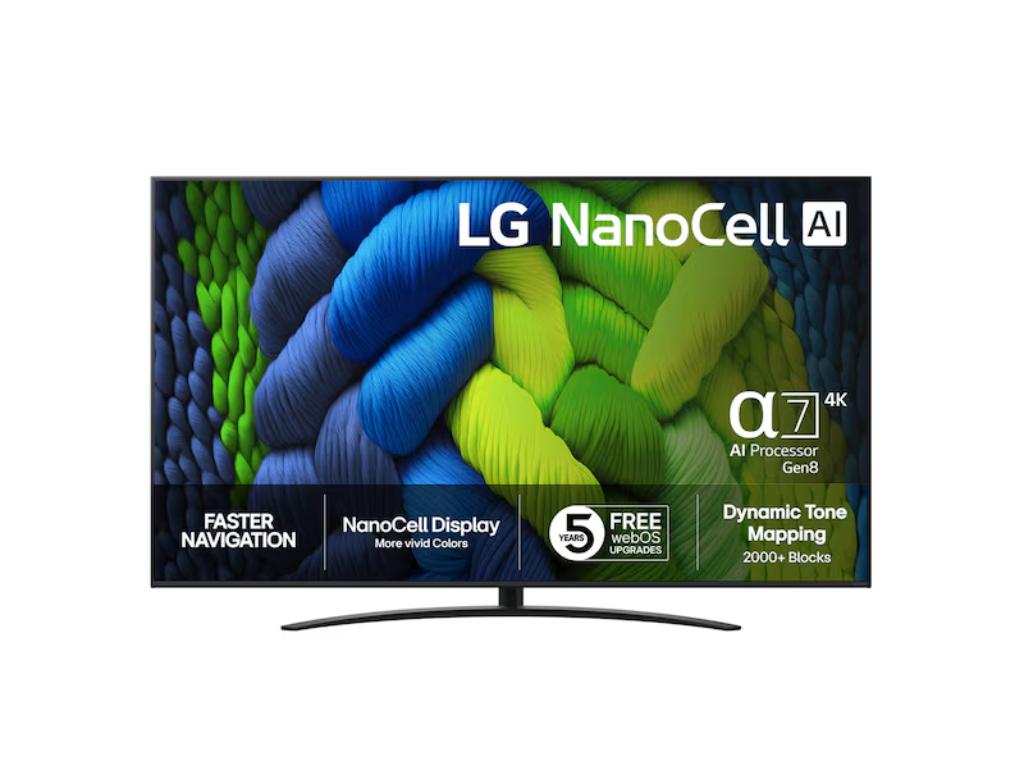Televizor LG 86NANO82A6B/Nano/86"/4K Ultra HD/smart/webOS 26/crna