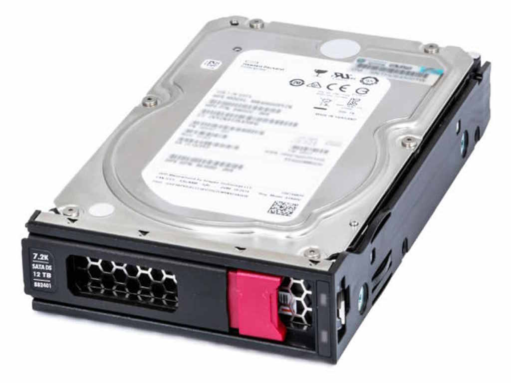 HPE 12TB SATA 6G Business Critical 7.2K LFF LP 1-year Warranty Helium 512e Multi Vendor Remarket HDD