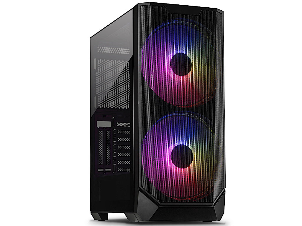 Kucište INTER-TECH IT-3503 Airstream/ATX/RGB/Mini-ITX/Gaming/bez napajanja/crna