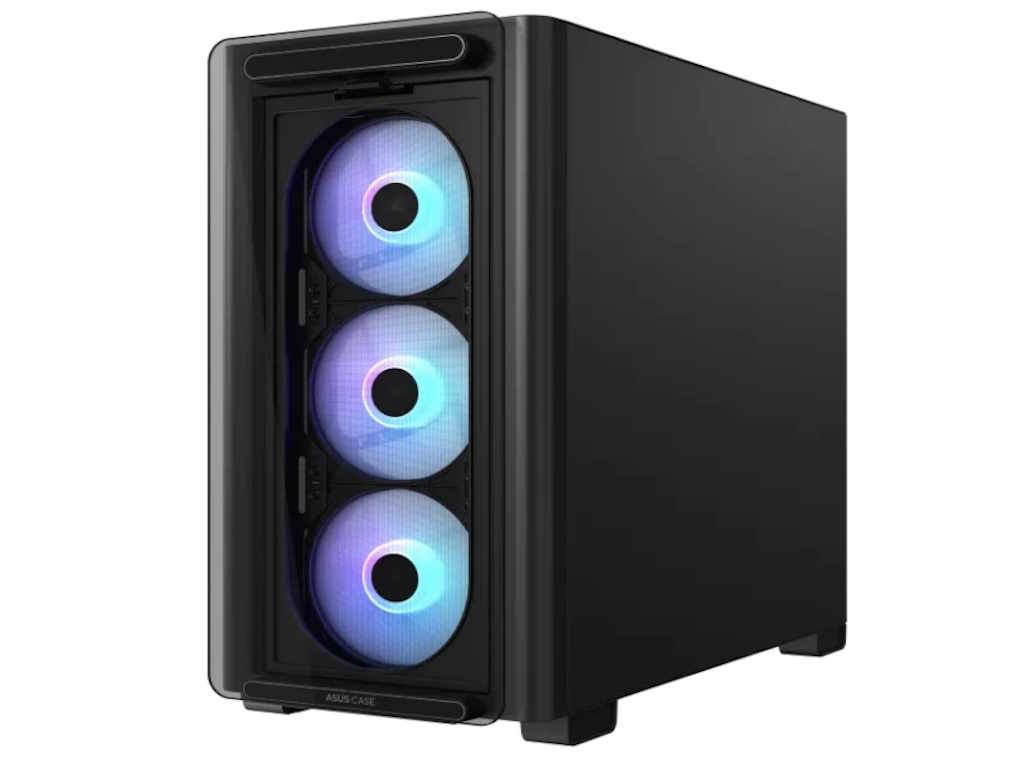 Kucište ASUS A23 PLUS TG ARGB/Micro-ATX/Mini-ITX/kaljeno staklo/bez napajanja/crna