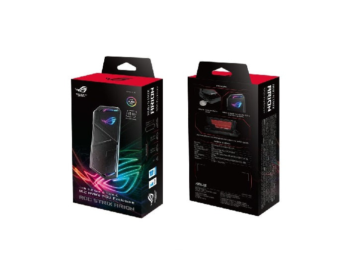 Fioka za SSD ASUS Rog Strix Arion/M.2/crna
