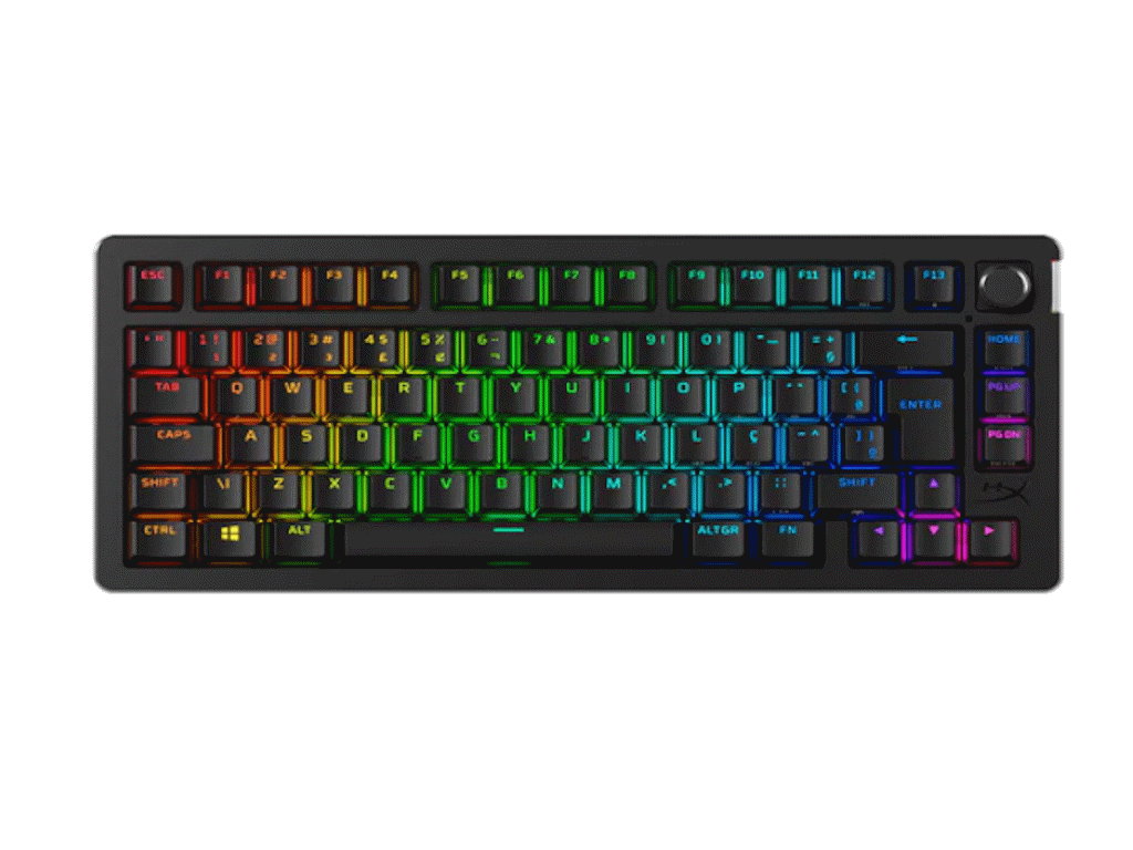 Tastatura HyperX Alloy Rise 75/Wireless/Gaming/crna