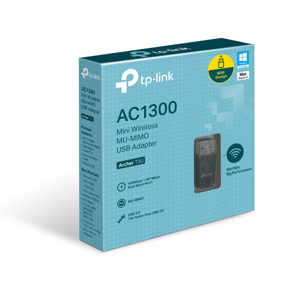 Bežicni adapter TP-LINK ARCHER T3U Wi-Fi/AC1300/867Mbps/433Mbps/MU-MIMO/interna antena