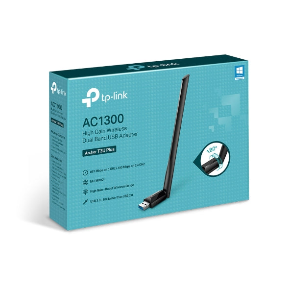 Bežicni adapter TP-LINK ARCHER T3U PLUS Wi-Fi/AC1300/867Mbps/433Mbps/eksterna antena