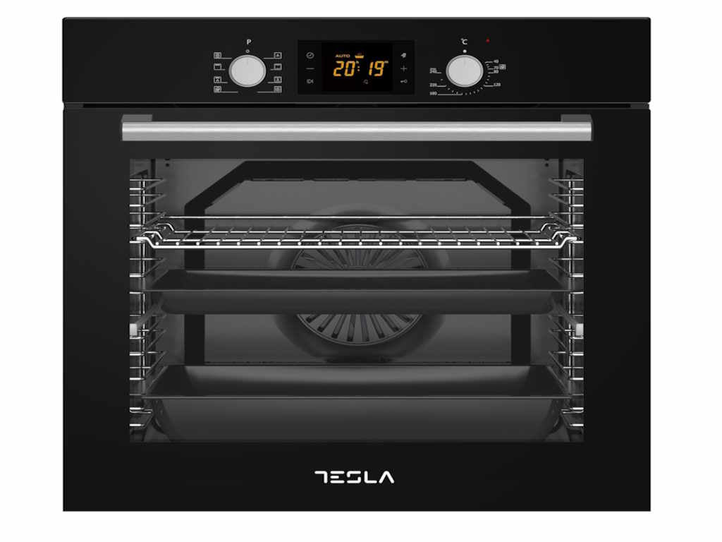 Ugradna rerna TESLA BO900SB ventilatorska/80L/mehanicka/crna
