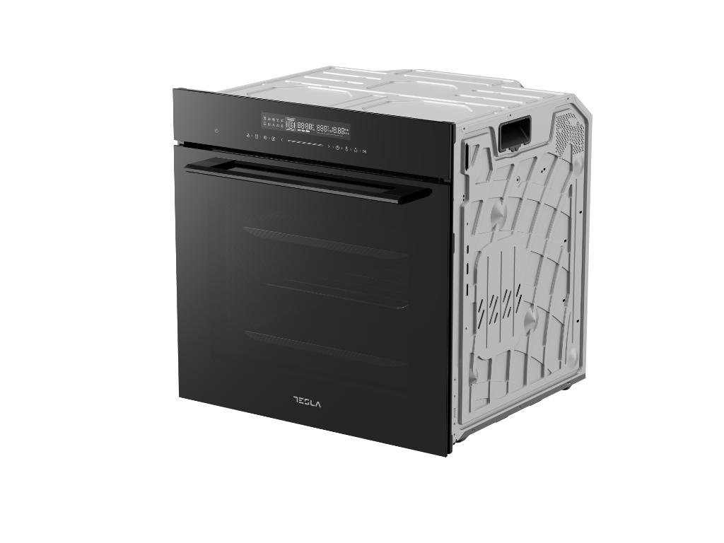 Ugradna rerna TESLA BO920MBP ventilatorska/72L/piroliticko samocišcenje/digitalna/crna