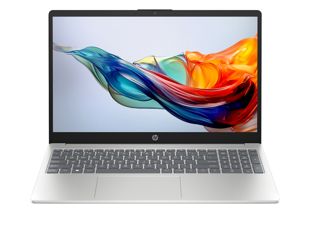 Laptop HP 15-fc0250nm DOS/15.6"FHD AG/Ryzen 5-7520U/16GB onboard/512GB/srebrna