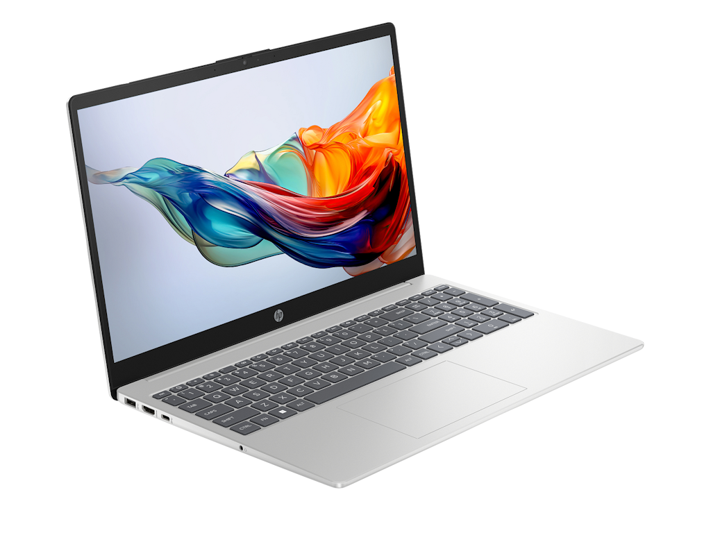 Laptop HP 15-fc0250nm DOS/15.6"FHD AG/Ryzen 5-7520U/16GB onboard/512GB/srebrna