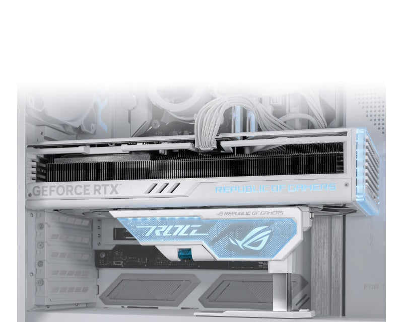 XH01 ROG HERCULX GRAPHICS CARD HOLDER WHITE
