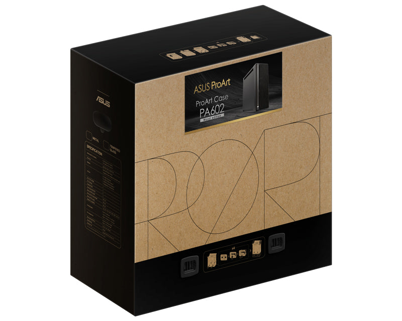 PROART PA602 WOOD METAL PWM BLACK kućište crno