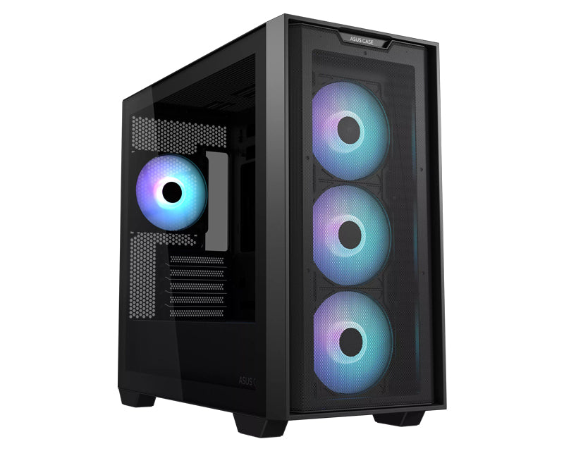 A21 PLUS TG ARGB micro-ATX kućište crno