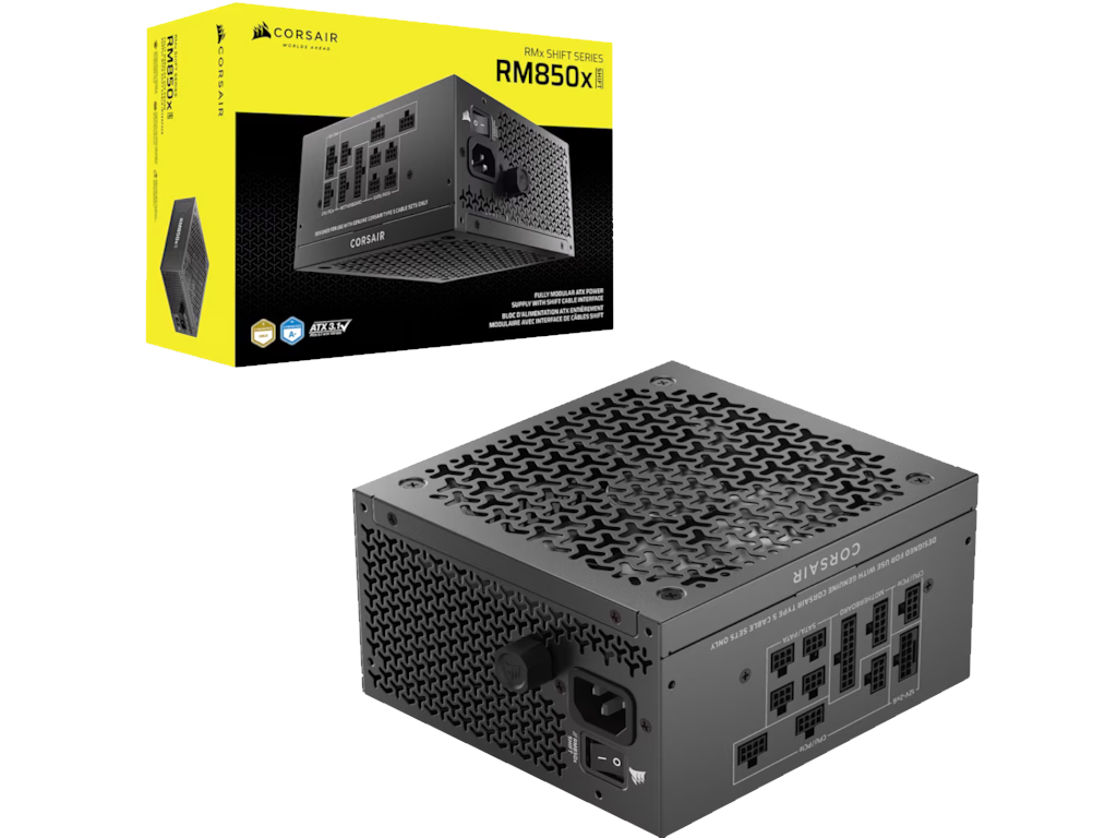 Napajanje CORSAIR RM850x SHIFT 850W/ATX 3.1/PCIe 5.1/GOLD/modularno/crna