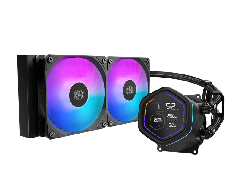 MasterLiquid Core Nex Digital 240 ARGB crno vodeno hlađenje (MLX-D24M-A18PA-RD)