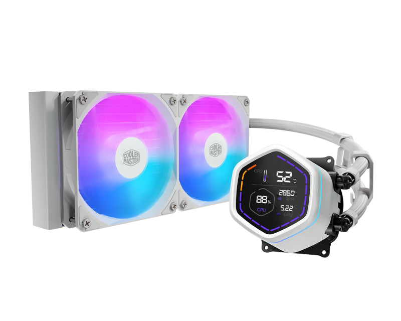MasterLiquid Core Nex Digital 240 White ARGB vodeno hlađenje belo (MLX-D24M-A18PW-RD)