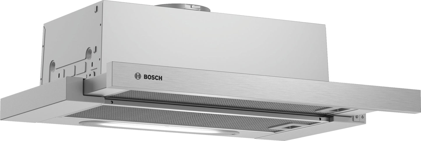 Aspirator BOSCH DFT63AC50/Serija 4/ugradni/teleskopski/kuhinjski/60cm/srebrna