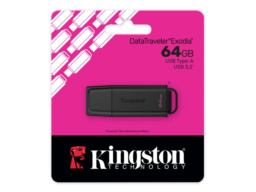 USB memorija KINGSTON DTXG2/64GB/DataTraveler Exodia G2/3.2/crna