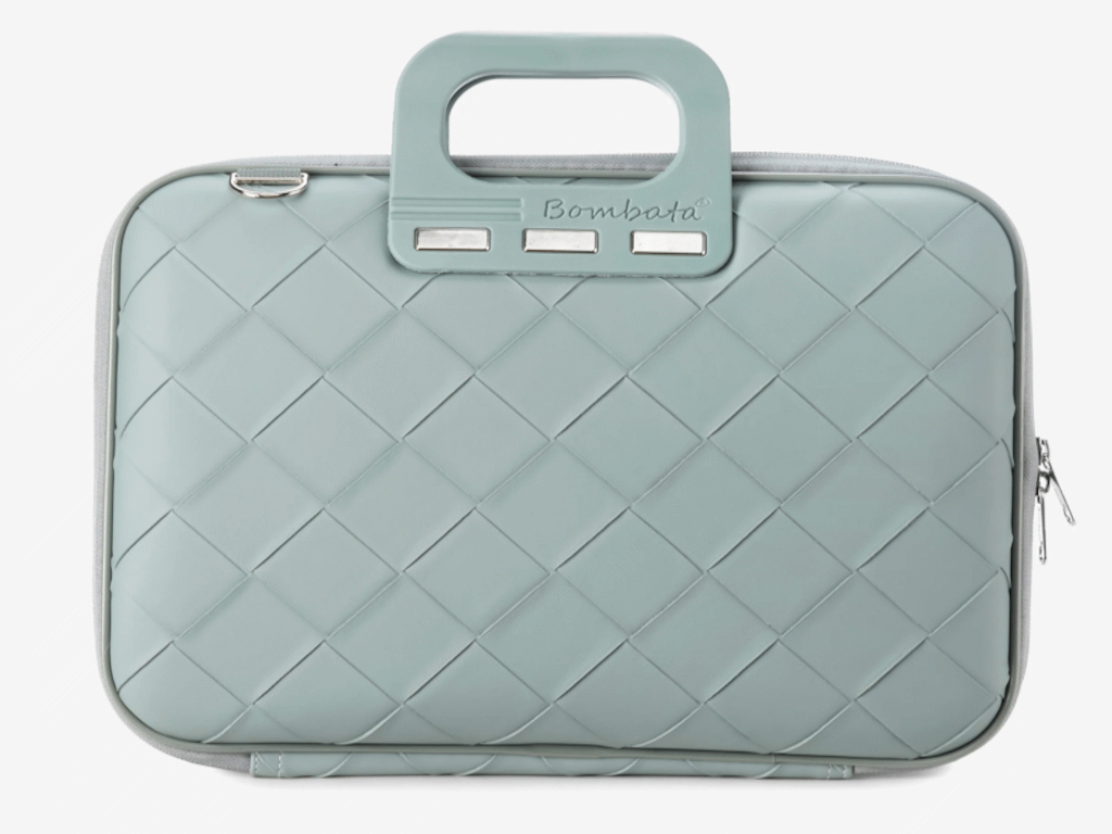 Torba BOMBATA Intrecciato 13/14 Light Blue /Dust