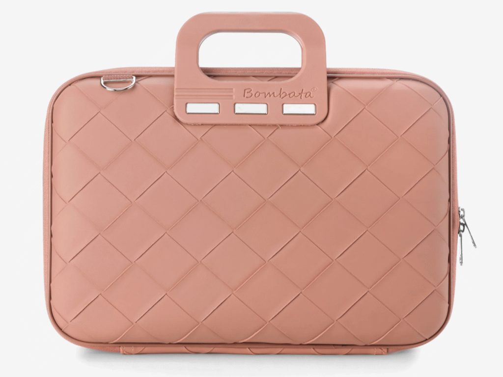 Torba BOMBATA Intrecciato 15,6/16 Pink