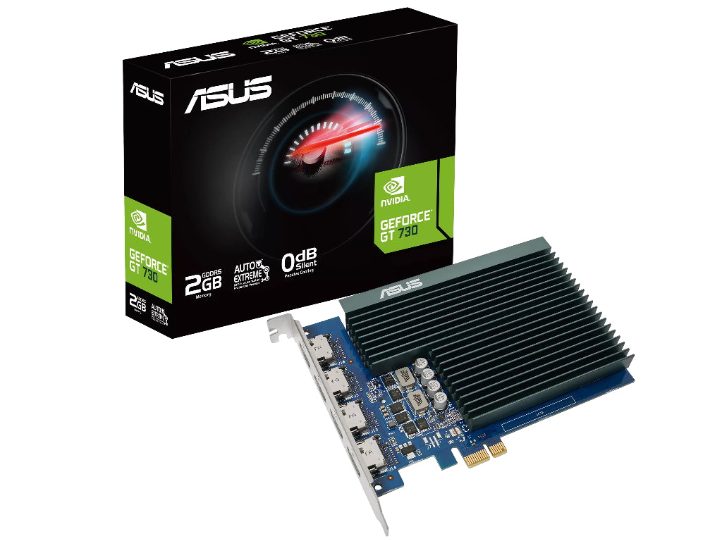 Graficka karta ASUS GT730-4H-SL-2GD5 NVD/2GB/GDDR5/64bit/crna